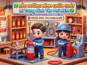 Bảo dưỡng bình chữa cháy đường Lê Trung Đình Quận Tân Phú HCM