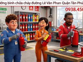 Bảo dưỡng bình chữa cháy đường Lê Văn Phan Quận Tân Phú HCM