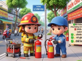 Bảo dưỡng bình chữa cháy đường Lê Vĩnh Hòa Quận Tân Phú HCM