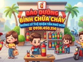 Bảo dưỡng bình chữa cháy đường Lý Tuệ Quận Tân Phú HCM