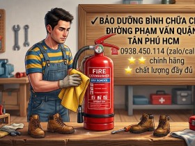 Bảo dưỡng bình chữa cháy đường Phạm Vấn Quận Tân Phú HCM