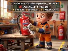 Bảo dưỡng bình chữa cháy đường Phan Anh Quận Tân Phú HCM