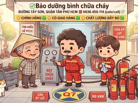 Bảo dưỡng bình chữa cháy đường Tây Sơn Quận Tân Phú HCM