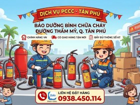 Bảo dưỡng bình chữa cháy đường Thẩm Mỹ Quận Tân Phú HCM