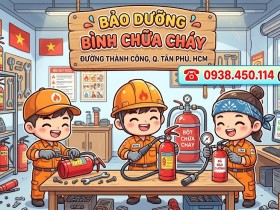 Bảo dưỡng bình chữa cháy đường Thành Công Quận Tân Phú HCM
