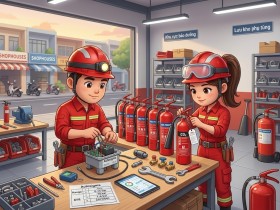 Bảo dưỡng bình chữa cháy đường Trần Đình Trọng Quận Tân Phú HCM