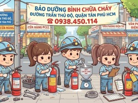 Bảo dưỡng bình chữa cháy đường Trần Thủ Độ Quận Tân Phú HCM