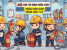 Bảo dưỡng bình chữa cháy đường Trần Văn Giáp Quận Tân Phú HCM