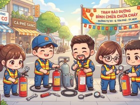 Bảo dưỡng bình chữa cháy tại đường Tự Do Quận Tân Phú HCM