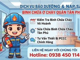 Bảo dưỡng bình chữa cháy tại đường Võ Hoành Quận Tân Phú HCM