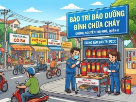 Bảo trì bảo dưỡng bình chữa cháy Đường Nguyễn Thị Nhỏ Quận 6