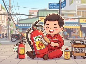 Bảo trì bảo dưỡng bình chữa cháy đường Nguyễn Văn Luông Quận 6