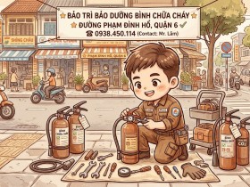 Bảo trì bảo dưỡng bình chữa cháy đường Phạm Đình Hổ quận 6