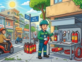 Bảo trì bảo dưỡng bình chữa cháy đường Yên Đỗ Quận Tân Phú HCM