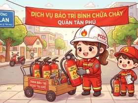 Bảo trì bảo dưỡng bình chữa cháy tại đường Ỷ Lan Quận Tân Phú