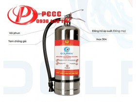 Bình chữa cháy đa năng gốc nước Dolphin vỏ inox 3 lít (DPA-I3L)
