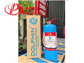Bình chữa cháy đa năng gốc nước Dolphin vỏ thép 6 lít (DPA-T6L) BCA