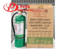 Bình chữa cháy gốc nước Nano/WB Hafico 3 lít 