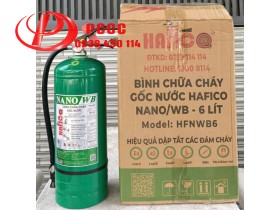 Bình chữa cháy gốc nước Nano/WB Hafico 6 lít 