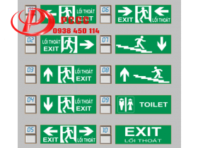 Đèn thoát hiểm exit Kentom KT610 (1 mặt), KT620 (2 mặt)
