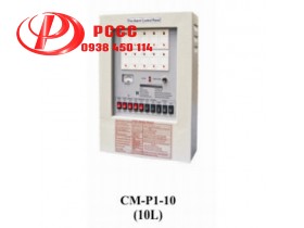 Tủ trung tâm báo cháy Chungmei 10 kênh CM-P1-10L (bao gồm ắc quy)