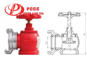 Van góc chữa chữa cháy FUJI/VIETLINK DN50